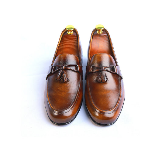 Fashion Bell Brown - Premium Leather Shoes - P18