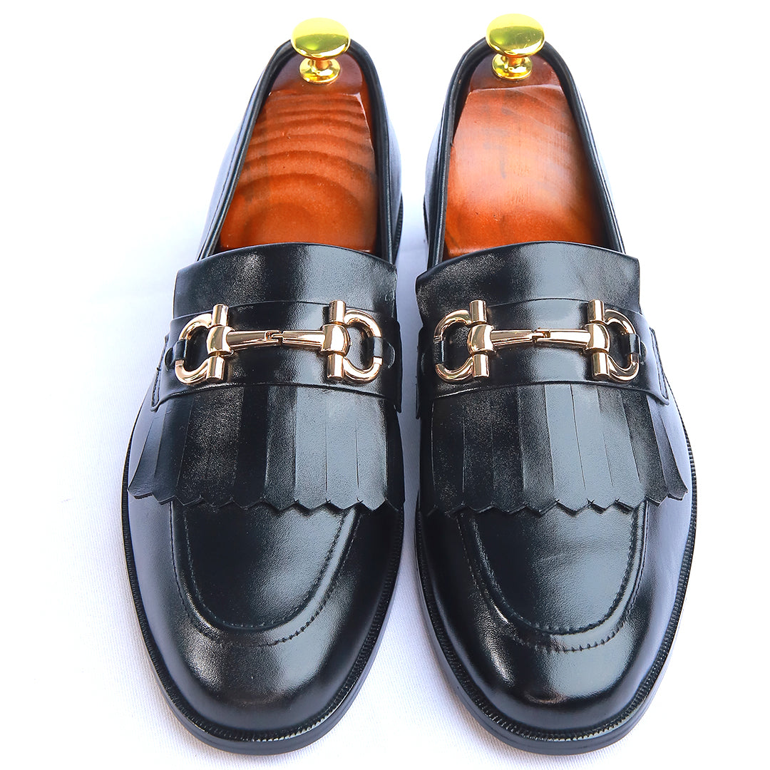 Luxury Black Ferro – Leather Shoe - P23