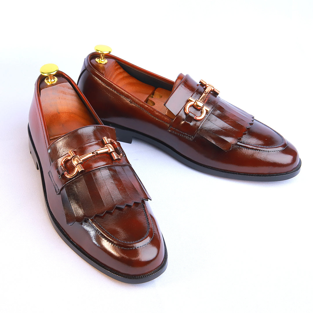 Luxury Brown Ferro – Leather Shoe - P24
