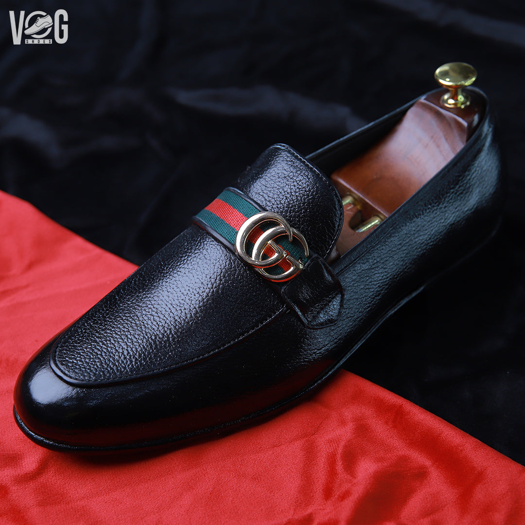 GC Black - Premium Leather Shoes - P19